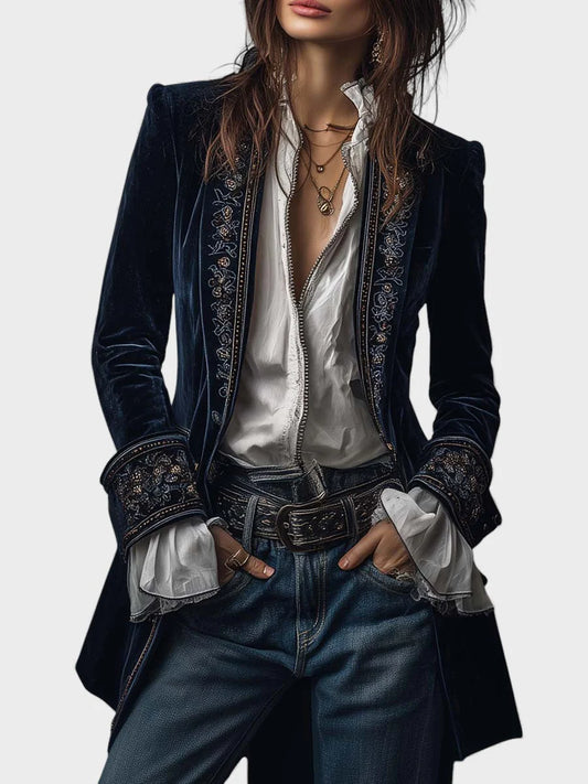 Cezara – Chaqueta Elegante de Forro Polar